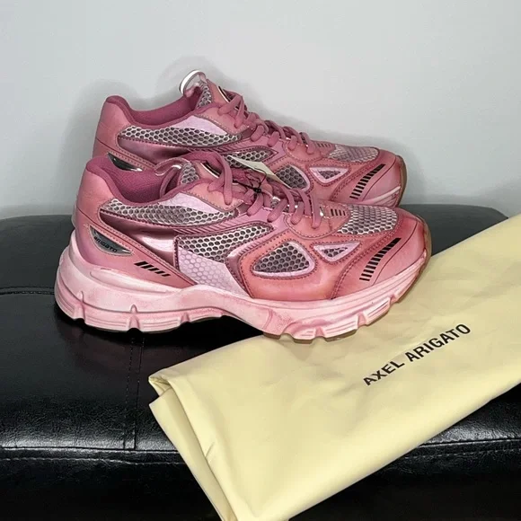 Axel Arigato Marathon Dip-Dye Lace-Up Sneakers - Picture 4 of 10